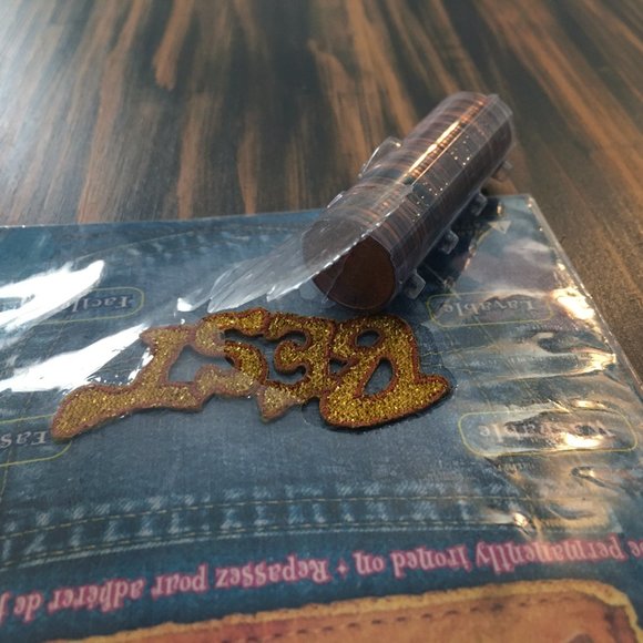 BUNDLE BONUS: “Best” Stick-On / Iron-On Embroidered Patch, c. 2001 | Unused - Picture 3 of 6